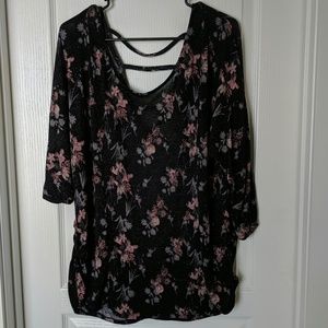 Sparkly Flower Blouse